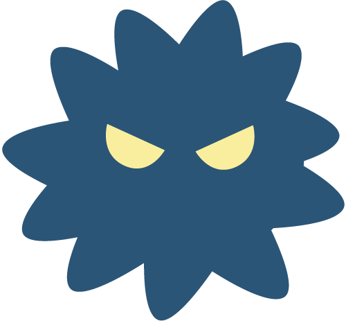 ウィルスのアイコン